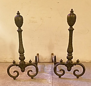 Antique Andirons For Fireplace