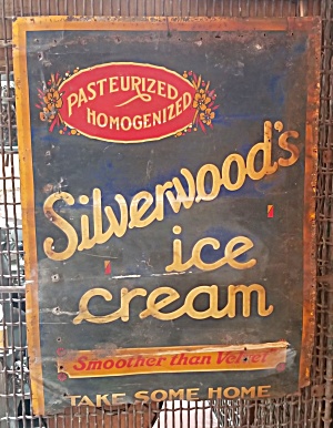 Silverwoods Ice Cream Sign