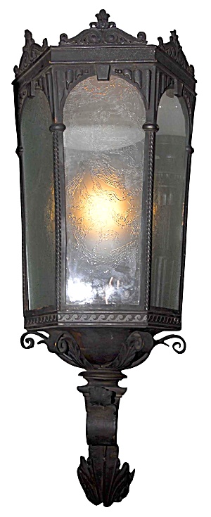 Colonial Revival Monumental Exterior Sconce