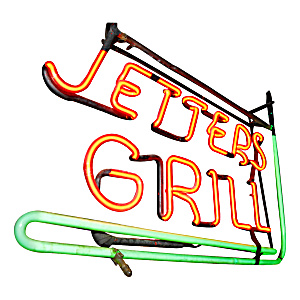 Vintage Neon Grill Sign