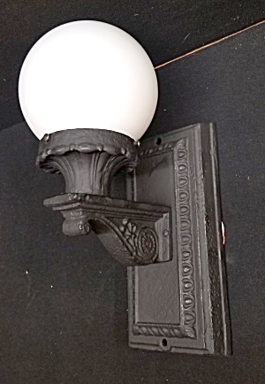 Cast Iron Wall Light...old