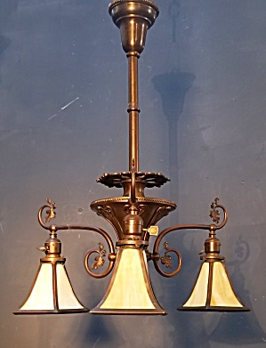 Early Electric Brass Light