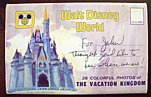 Walt Disney World Vacation Kingdom Postcard Folder