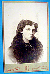 Pretty As A Picture - Cabinet Photo Of A Young Woman