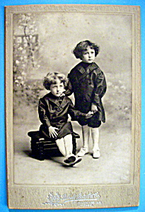 Brothers In Arms - Cabinet Photo Of Two Brothers