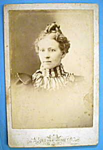 Dressed Like A Queen - Cabinet Photo Of A Regal Woman