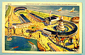 Enchanted Island Postcard (Century Of Progress)
