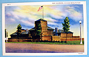 Fort Dearborn Postcard (Chicago World's Fair)