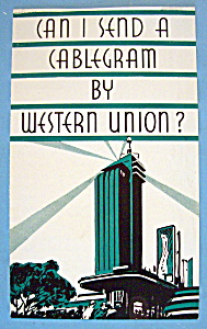 Western Union Brochure (Chicago World's Fair)