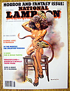 National Lampoon Magazine-june 1986