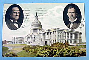 William J. Bryan & John W. Kern Postcard