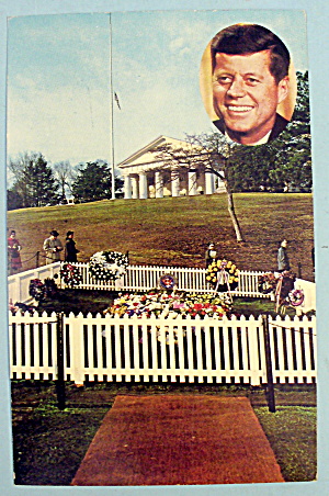 President John F. Kennedy Grave Postcard