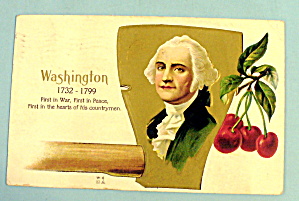 George Washington Postcard (First In War 1732-1799)