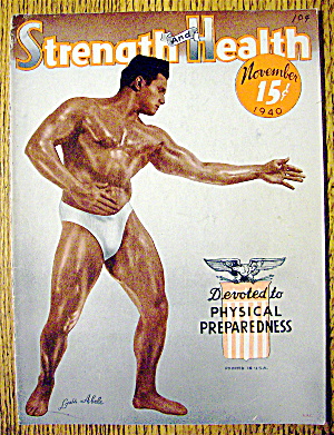 Louis Abele 1940 Strength & Health Magazine Cover
