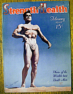 Walter Baptiste 1941 Strength & Health Magazine Cover