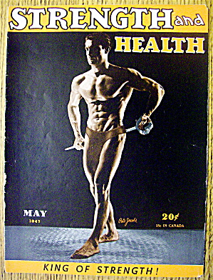 Pete Jacobs 1947 Strength & Health Magazine Cover