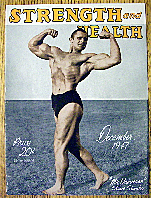 Steve Stanko 1947 Strength & Health Magazine Cover