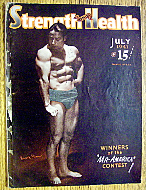 Harold Woomer 1941 Strength & Health Magazine Cover