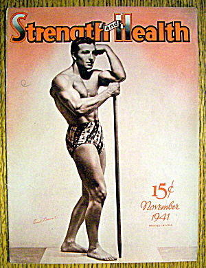 Emil Bonnet 1941 Strength & Health Magazine Cover