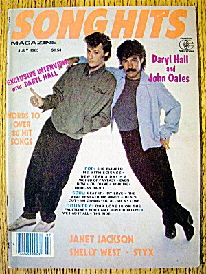 Song Hits July 1983 Daryl Hall & John Oates