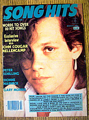 Song Hits March 1984 John Cougar Mellencamp