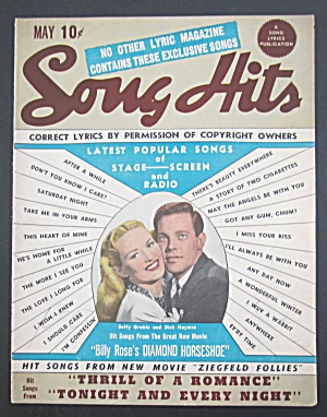 Song Hits May 1945 Betty Grable & Dick Haymes