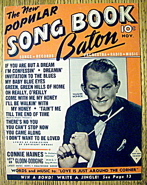 Song Book Baton November 1945 Vaughn Monroe Cover