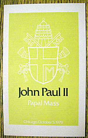 John Paul Ii Papal Mass October 5, 1979 (Chicago)