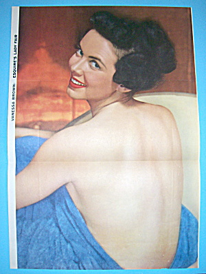 Esquire (Lady Fair) Pin Up Girl 1954 (Vanessa Brown)