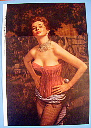 Esquire (Lady Fair) Pin Up Girl 1954 Dawn Addams