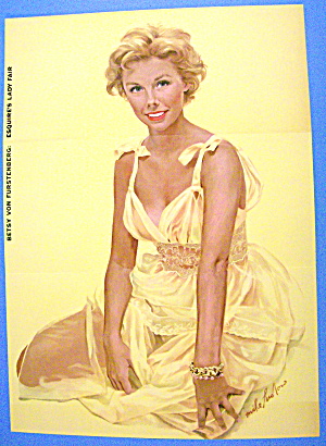 Esquire Pin Up Girl 1955 Betsy Von Furstenberg
