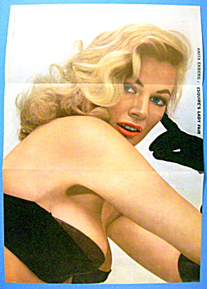 Esquire (Lady Fair) Pin Up Girl 1956 Anita Ekberg