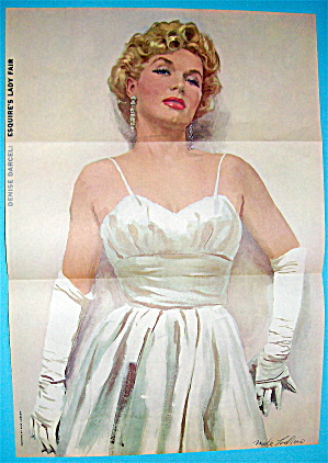 Esquire (Lady Fair) Pin Up Girl 1956 Denise Darcel