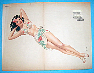 Esquire Girl Pin-up July 1945 Classic Example