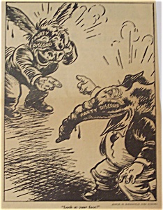Political Cartoon April 29 1946 Political Party Discord