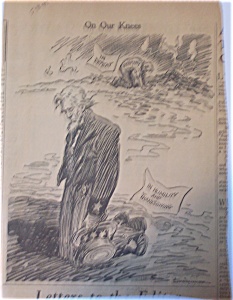 Political Cartoon - May 11, 1945 Uncle Sam