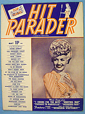 Hit Parader Magazine May 1944 Betty Grable