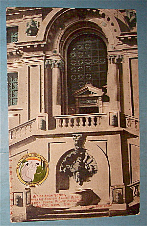 Oriental Foreign Exhibit Building Postcard-alaska Expo