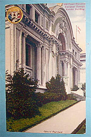 Front Elevation European Foreign Building Postcard