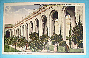 West Facade, Festive Court Postcard (Pan Pac Expo)