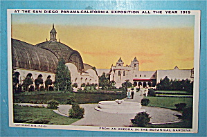 From An Exedra In The Botanical Gardens Postcard