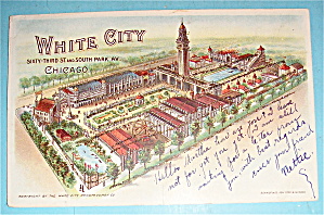 Sixty-third & South Park, White City, Chicago Postcard