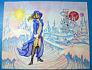 The Ice Queen - Original Nude Fantasy Drawing