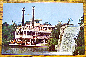 Mark Twain Sternwheel Steamboat In Disneyland