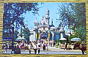 Sleeping Beauty Castle In Disneyland Postcard