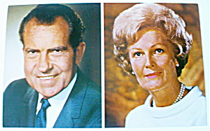 President Richard Nixon And Mrs. Nixon Postcard