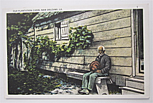Old Plantation Cabin Postcard