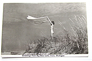 Evening Breezes, Big Bass Lake, Michigan Postcard