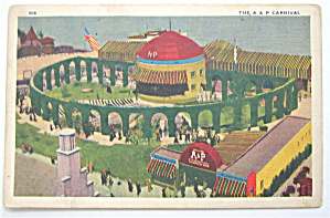1933 Century Of Progress, A & P Carnival Postcard
