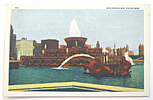 Buckingham Fountain, Chicago World Fair 1933 Postcard